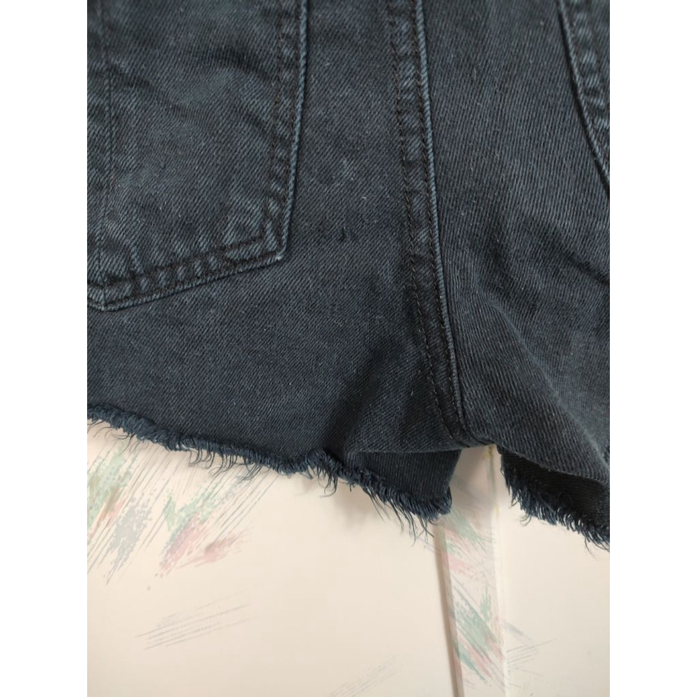Rag & Bone Black Cut Off Jean Shorts 24 - Picture 8 of 12